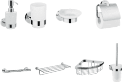 Набор аксессуаров для ванной и туалета Hansgrohe Logis Universal 02.6