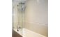 Распашная стеклянная шторка для ванны GuteWetter Lux Pearl GV-002A