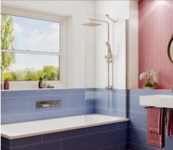 Стеклянная шторка для ванны Ambassador Bath Screens 16041102/03