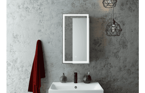 Зеркальный шкаф с сенсором Континент Mirror Box LED 35/60
