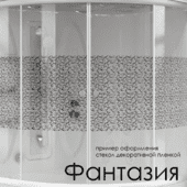 Декоративная пленка на стекла душевой кабины Radomir Беата