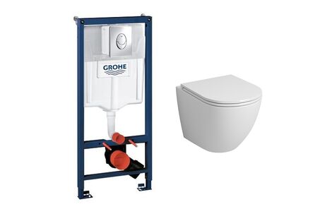 Комплект инсталляции Grohe Rapid SL 38721001 и подвесного унитаза Grossman GR-4455S