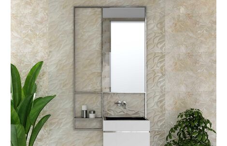 Allore Creto Murano Beige рельеф 75х25