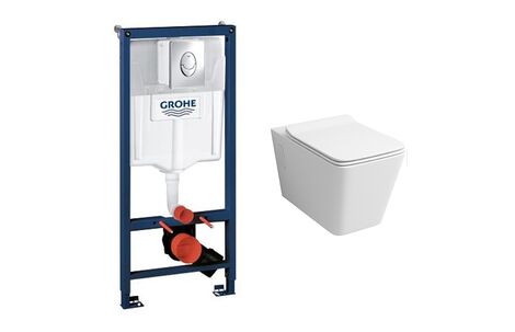 Комплект инсталляции Grohe Rapid SL 38721001 и подвесного унитаза Grossman GR-4414S