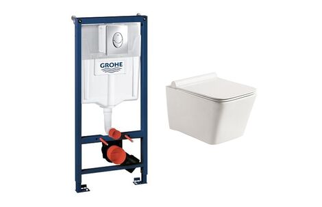 Комплект инсталляции Grohe Rapid SL 38721001 и подвесного унитаза Grossman GR-4441S