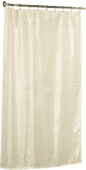 Шторка для ванной комнаты Carnation Home Fashions Long Liner Ivory 08