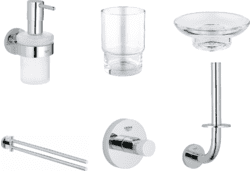 Набор аксессуаров для ванной и туалета Grohe Essentials 06.4