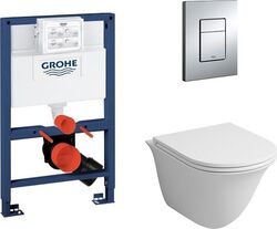 Комплект инсталляции Grohe Rapid SL 38526000 и подвесного унитаза Grossman GR-4412MS