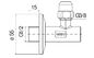 Угловой вентиль Nobili AV00121CR