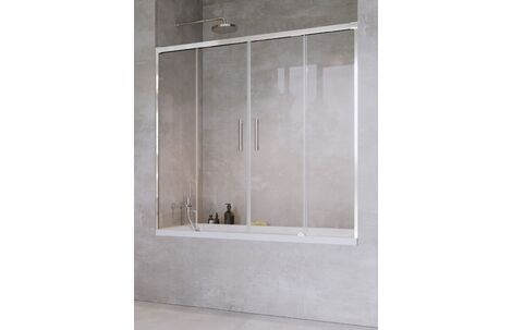 Раздвижная стеклянная шторка для ванны Radaway Idea PN DWD