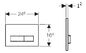 Кнопка смыва Geberit Sigma 50 115.788.DW.5