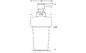 Дозатор для жидкого мыла Ellux Domino DOM 001-C03/01-C04