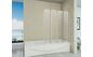 Складная стеклянная шторка для ванны Good Door Screen GR4