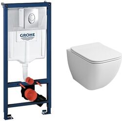 Комплект инсталляции Grohe Rapid SL 38721001 и подвесного унитаза Grossman GR-4447S