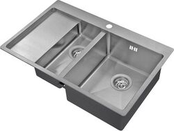 Стальная кухонная мойка ZorG Inox R-5178-2