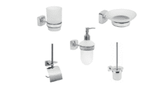 Набор аксессуаров для ванной и туалета Fixsen Kvadro 3.01