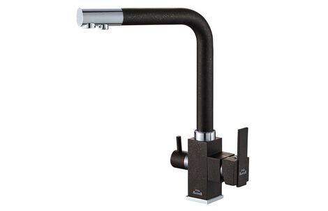 Смеситель для кухонной мойки с выходом на фильтр для питьевой воды ZorG Steel Hammer SH 805