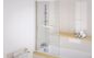Распашная стеклянная шторка для ванны Excellent Actima 900