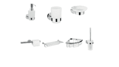 Набор аксессуаров для ванной и туалета Hansgrohe Logis Universal 01.5
