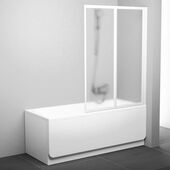 Складная стеклянная шторка для ванны Ravak VS2
