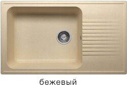 Композитная кухонная мойка Polygran F-19