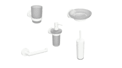Набор аксессуаров для ванной и туалета Bemeta White 05