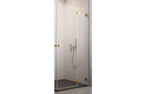 Стеклянная душевая дверь Radaway Essenza Pro Gold KDD