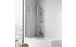 Складная стеклянная шторка для ванны New Trendy Trex P-0153/P-0154